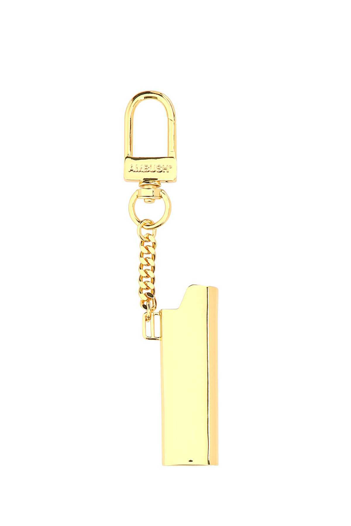 AMBUSH Gold Metal Lighter Holder