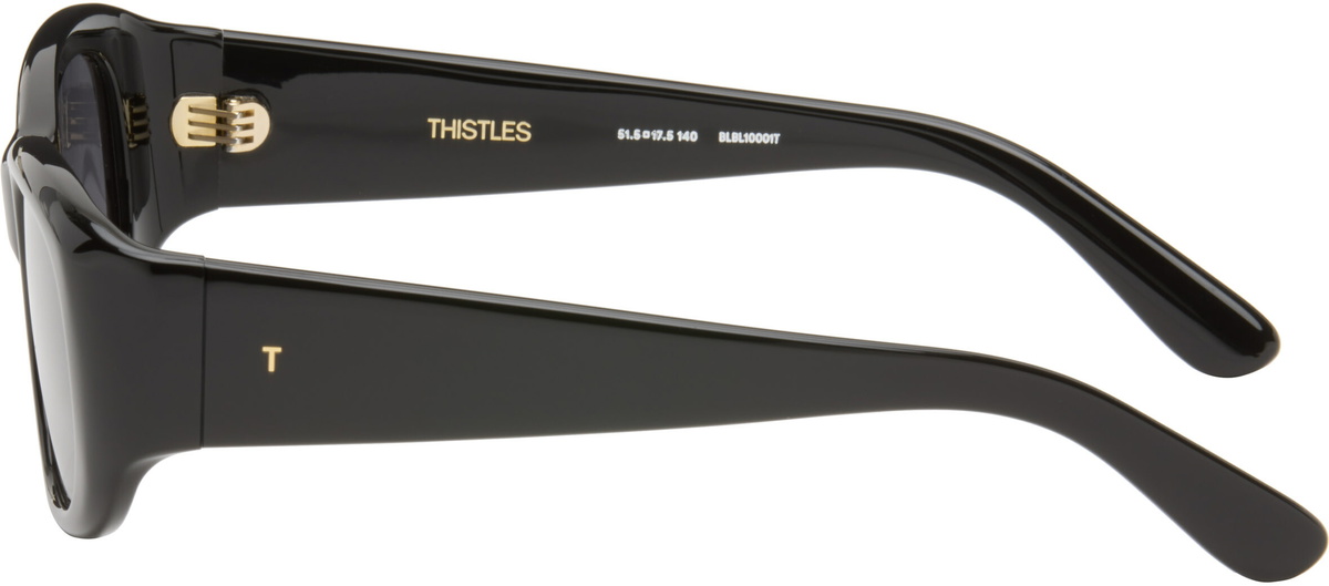 THISTLES Black 'The Al' Sunglasses