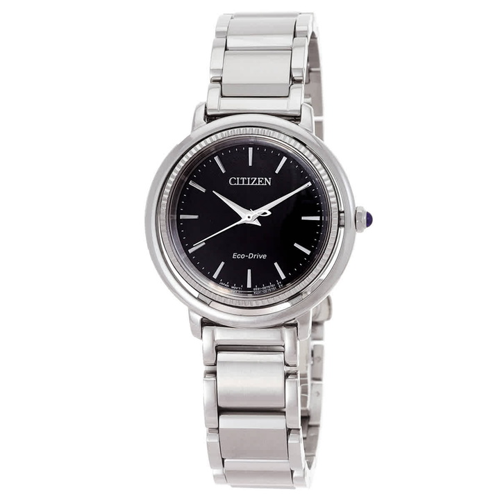 Photo: Citizen L Eco-Drive Black Mother of Pearl Dial Ladies Watch EM1100-84H