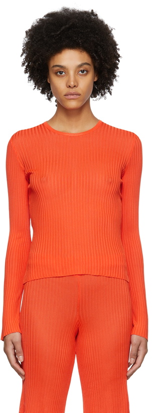 Photo: Marques Almeida Orange Viscose Sweatshirt