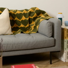 Human Made Men's Heart Fleece Blanket in Olive Drab 