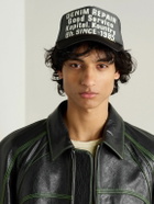 KAPITAL - Printed Scuba and Mesh Trucker Cap