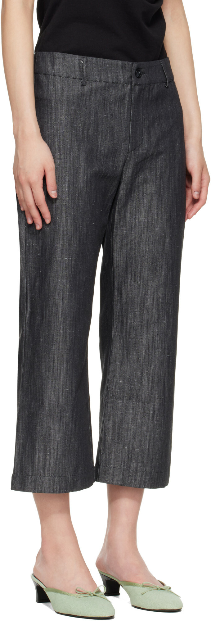 Paloma Wool Gray Sibily Denim Trousers