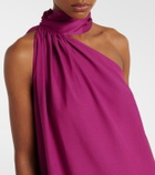 Taller Marmo Astor scarf-detail maxi dress