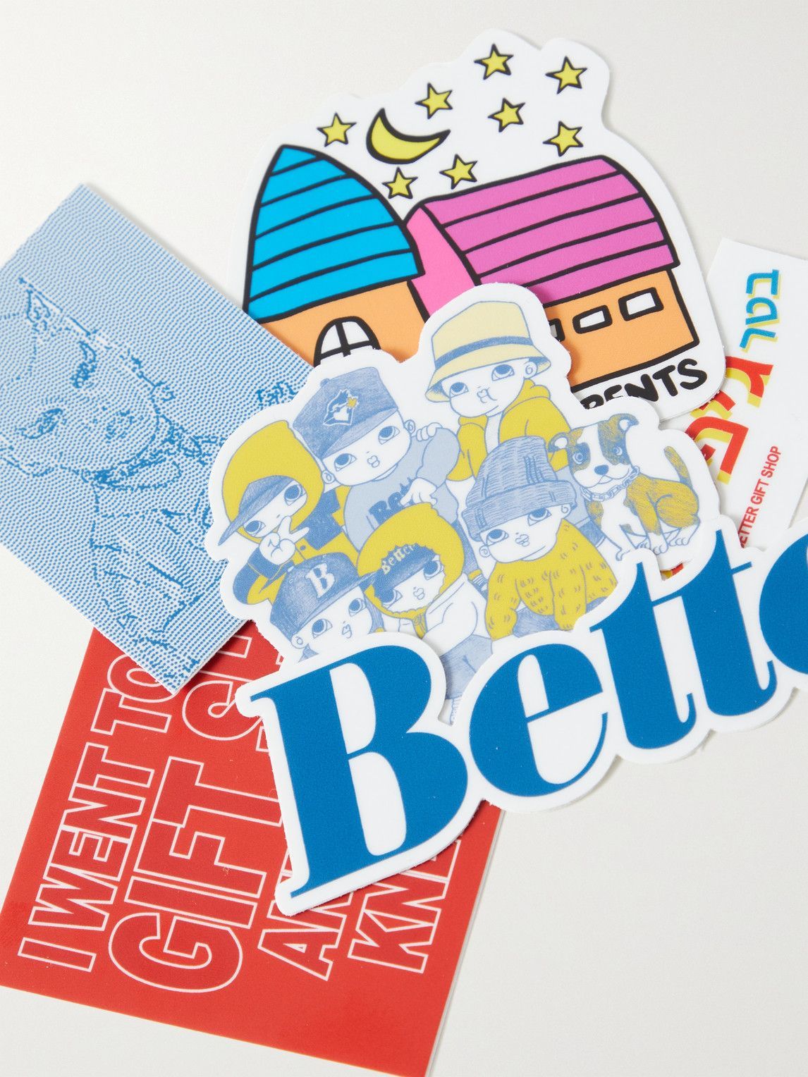 Better™ Gift Shop - Set of Six Printed Vinyl Stickers