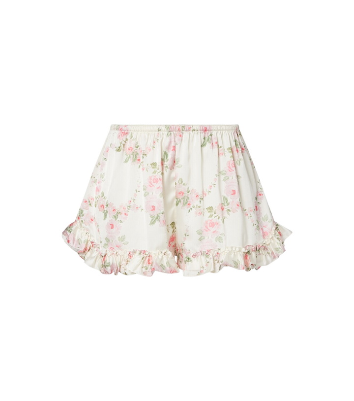 Photo: Simone Rocha Floral ruffled shorts