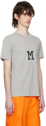 Moncler Gray Embossed T-Shirt