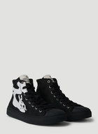 Vivienne Westwood - Plimsoll High Top Sneakers in Black