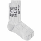 Patta Men's Shaky Sports Sock in Nimbus Cloud