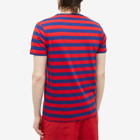 Polo Ralph Lauren Men's Stiped T-Shirt in Red/Fall Royal