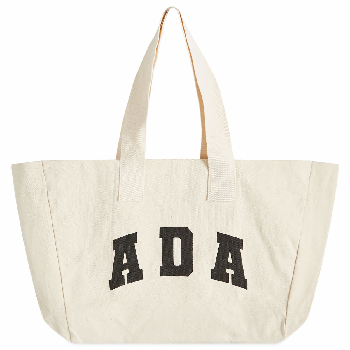 国内発送【ADANOLA】Varsity Tote Bag Adanola Women's Varsity Tote Bag in Cream/Black Adanola