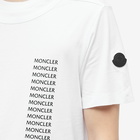 Moncler Men's Repeat Logo T-Shirt in White