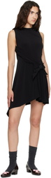 Sandy Liang Black Cello Minidress