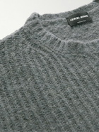 Giorgio Armani - Ribbed-KnitSweater - Gray