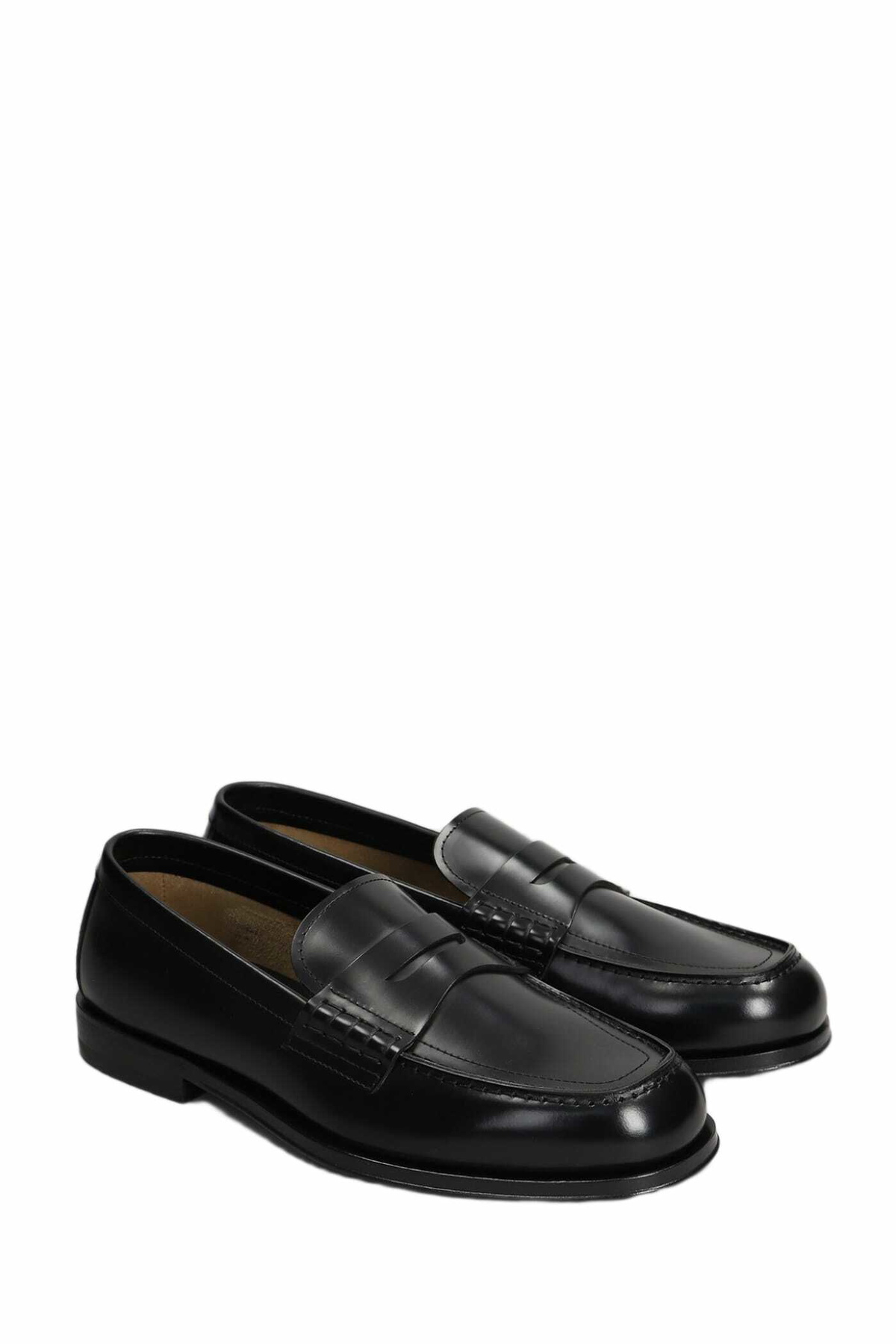Henderson Baracco Loafers In Black Leather