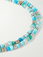 Peyote Bird - Tulum Sterling Silver Multi-Stone Wrap Bracelet