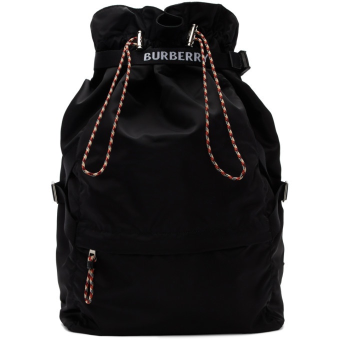 Photo: Burberry Black Drawstring Backpack