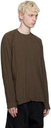 Jan-Jan Van Essche Brown O-Project Long Sleeve T-Shirt