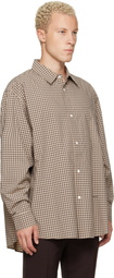 Marni Beige Micro-Check Shirt