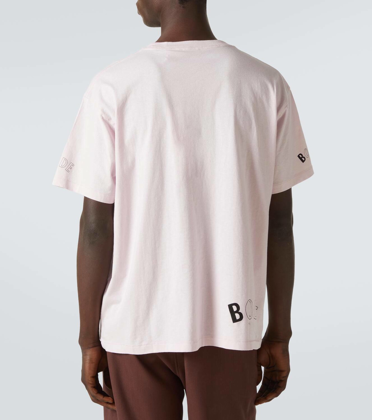 【送料&関税込】Bode T-shirt In White Cotton Bode Cobra printed cotton jersey T-shirt Bode