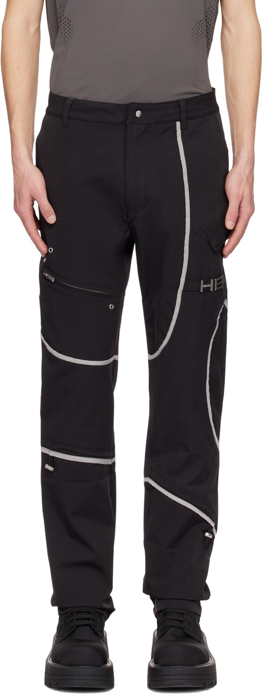 Photo: HELIOT EMIL SSENSE Exclusive Black Layered Cargo Pants