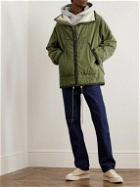 Applied Art Forms - CM1-4 Silk Hooded Jacket - Green
