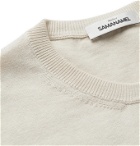 Saman Amel - Mélange Cotton T-Shirt - Neutrals