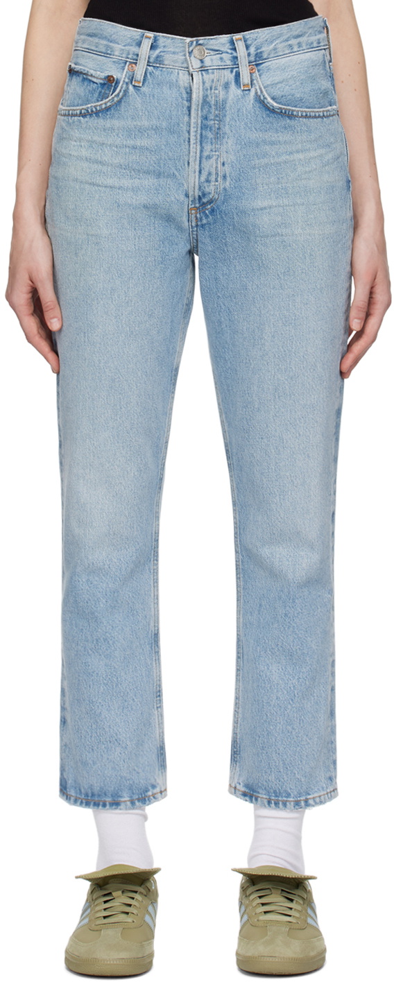 AGOLDE Blue Riley Jeans AGOLDE
