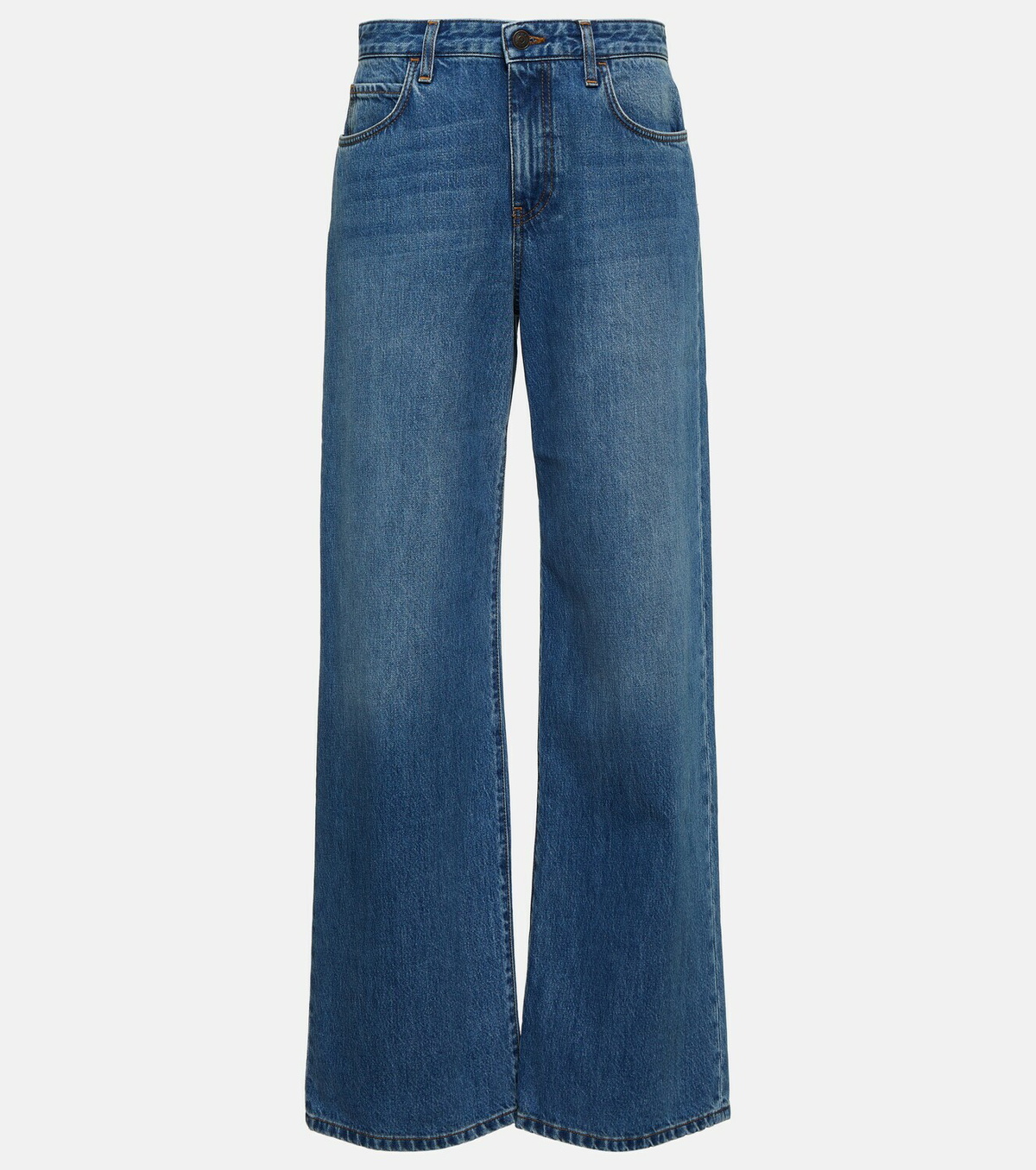 The Row Eglitta mid rise wide leg jeans The Row