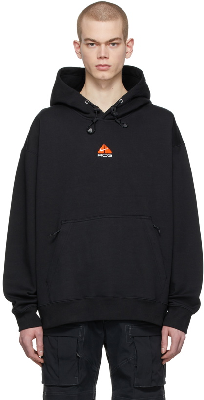 Photo: Nike Black ACG THERMA-FIT Fleece Hoodie