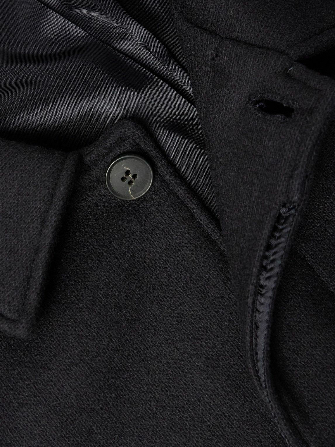 Sunspel - Boiled Wool-Blend Coat - Blue