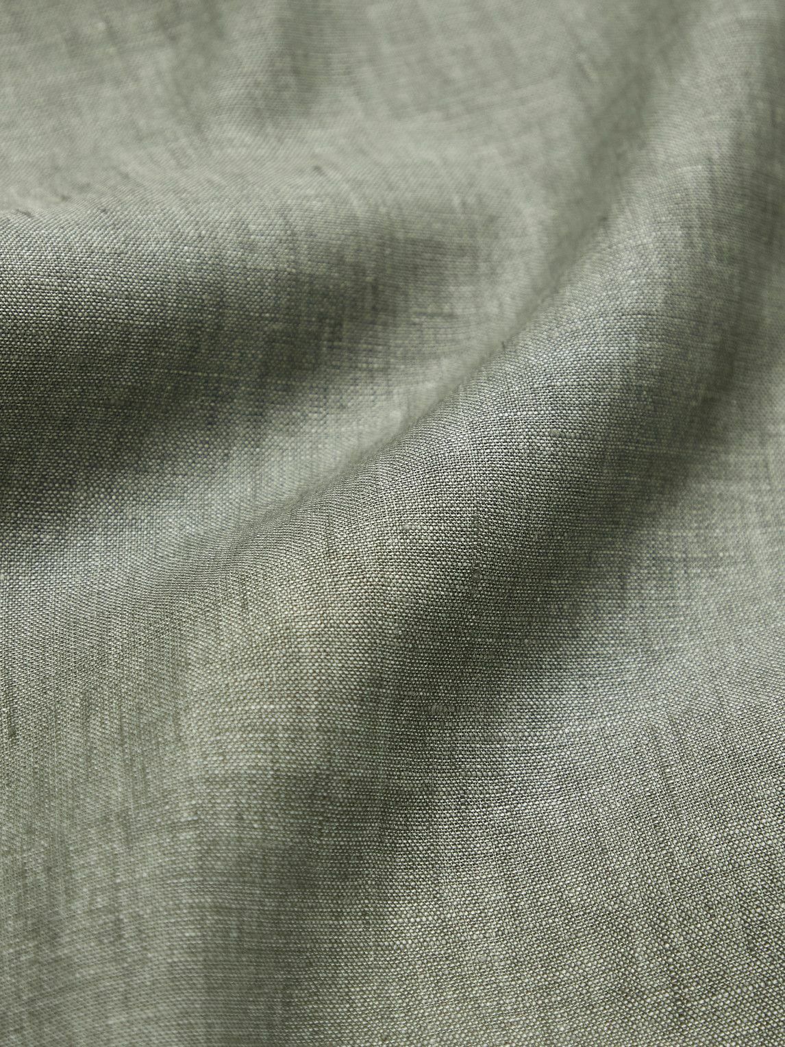 Turnbull & Asser - Blake Grandad-Collar Linen Shirt - Green