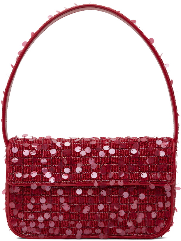 Photo: Staud Red Tommy Beaded Bag