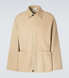 The Row Vilmo suede jacket