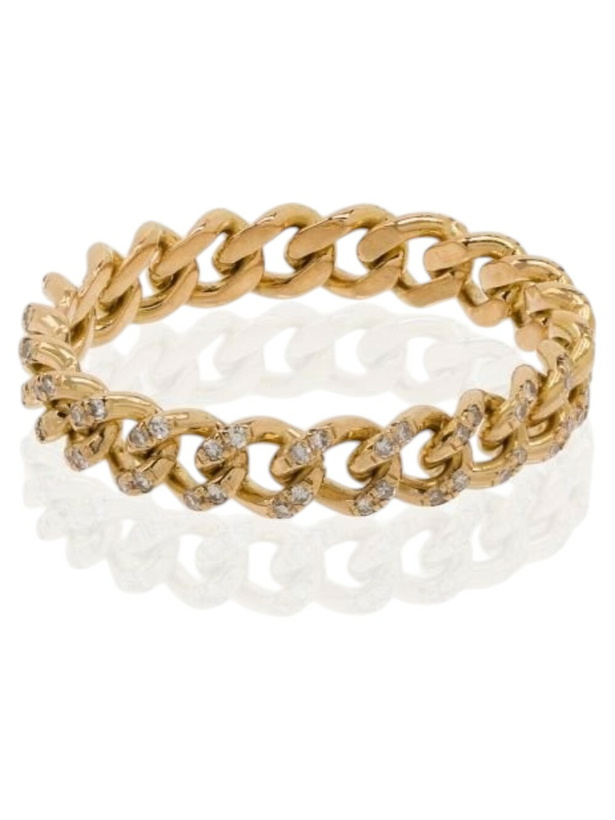 Photo: SHAY 18K Yellow Gold Baby Link Diamond Ring