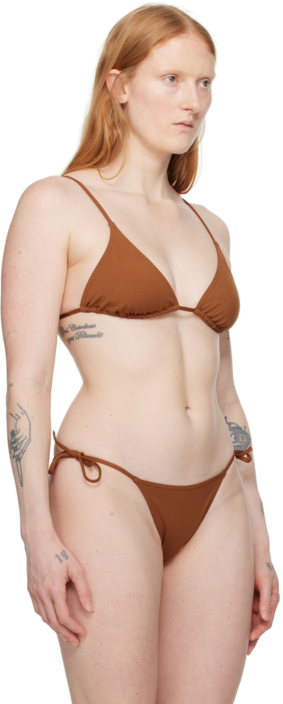 ERES Brown Mouna Bikini Top