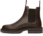 Common Projects Brown Leather Chelsea Boots
