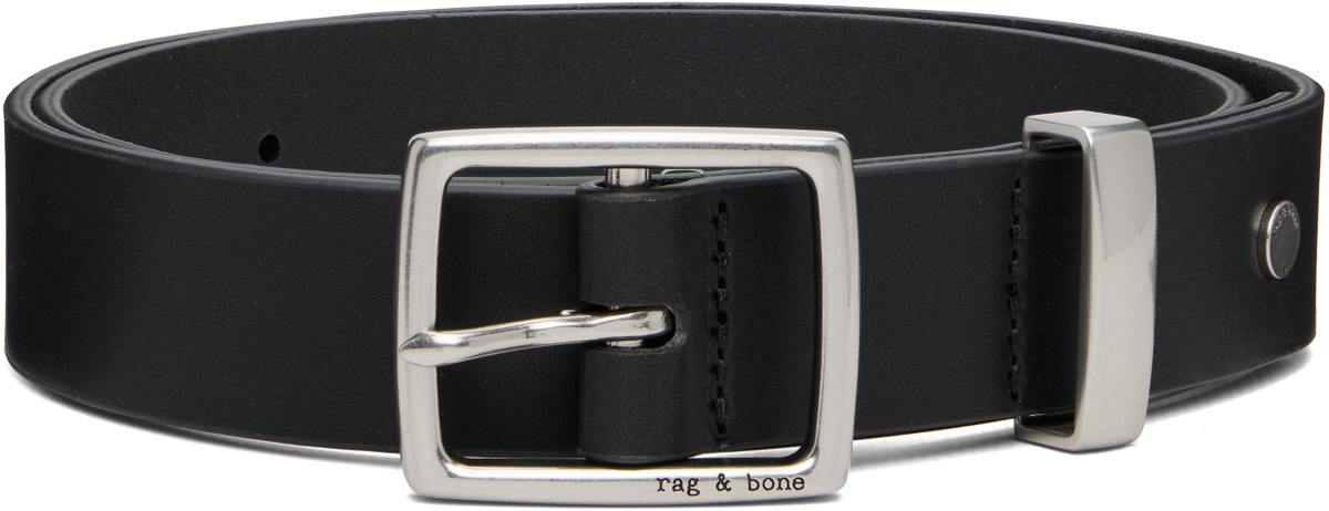 rag & bone Black X Boyfriend Leather Belt
