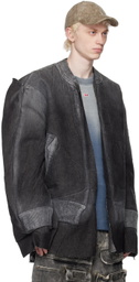 Diesel Gray D-Weltik-FSC Denim Jacket