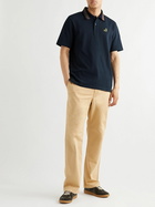 Loewe - Logo-Embroidered Cotton-Piqué Polo Shirt - Blue
