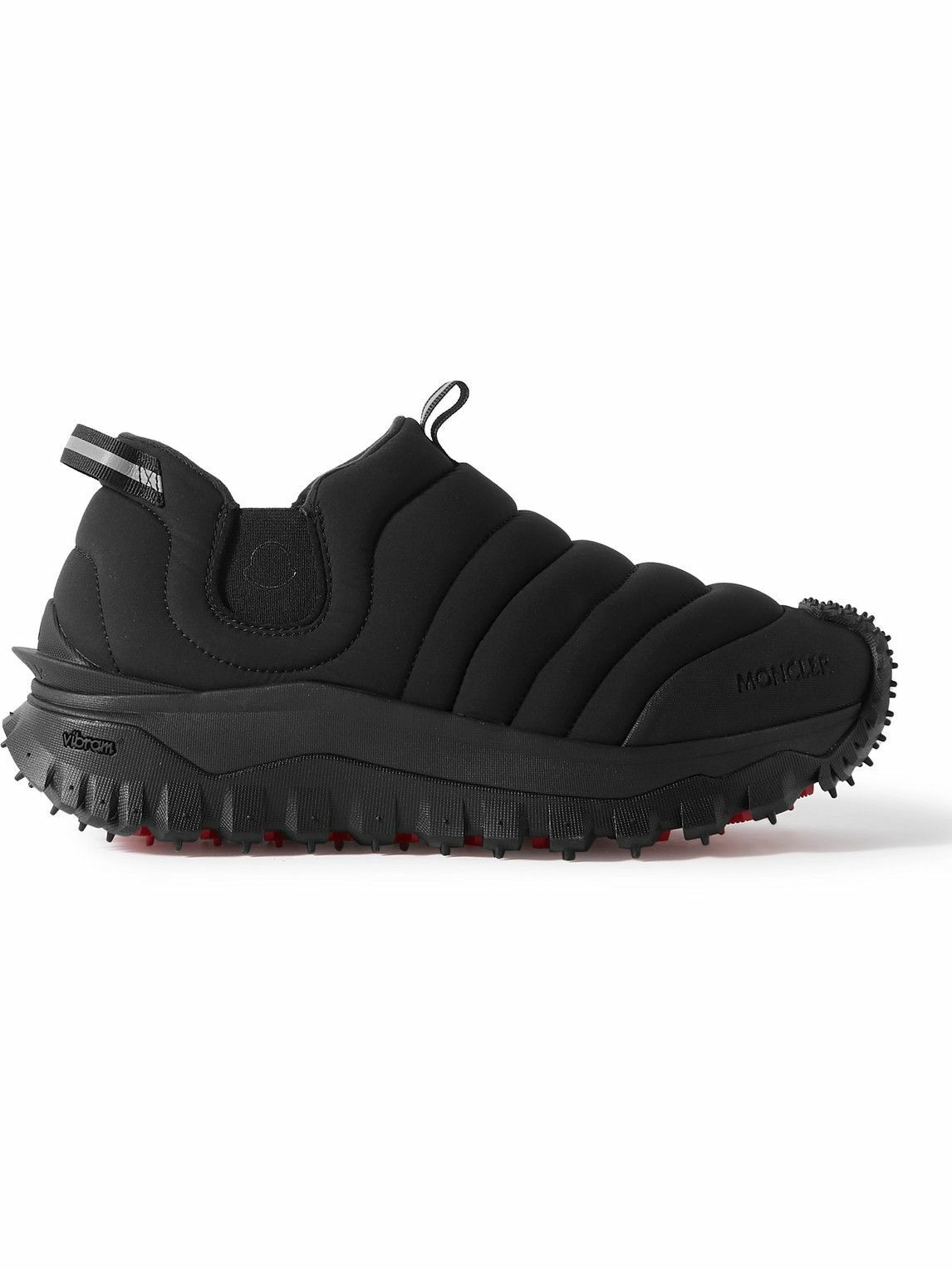 Moncler - Trailgrip Après Quilted Shell Slip-On Sneakers - Black Moncler