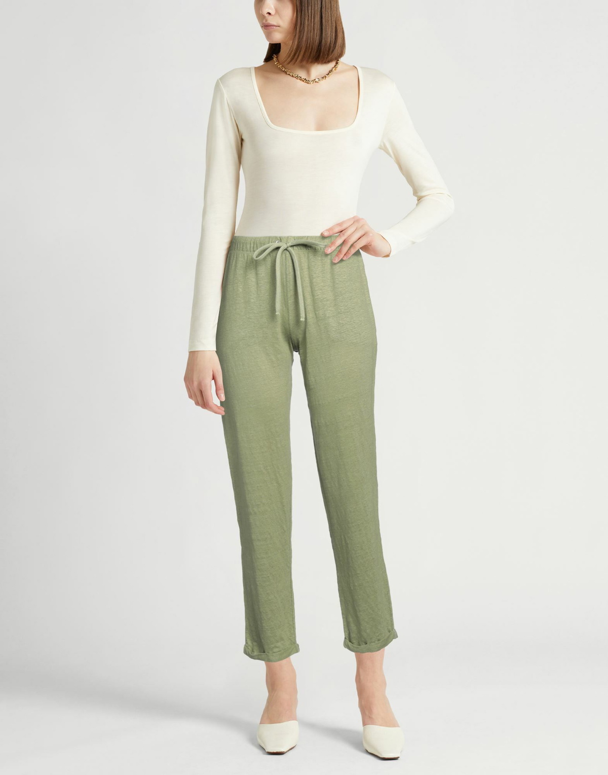 Majestic Filatures Womens Pants in Sage green