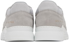 Common Projects Gray & White Track 80 Sneakers