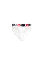 Diesel Briefs with sheer devoré effect - Panties Womens in White