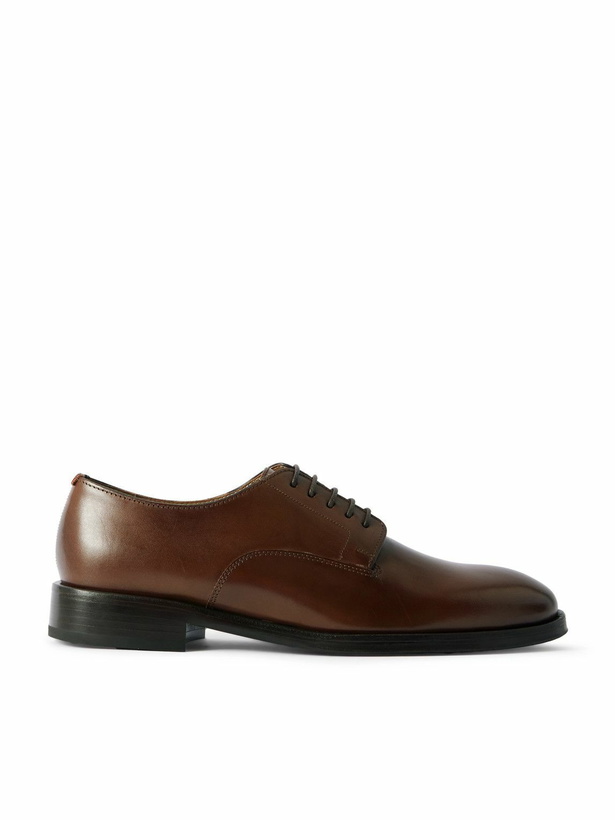 Photo: Paul Smith - Jason Leather Derby Shoes - Brown
