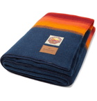 Pendleton - Grand Canyon National Park Striped Wool Blanket - Blue