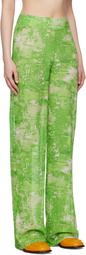 Henrik Vibskov Green Sway Lounge Pants