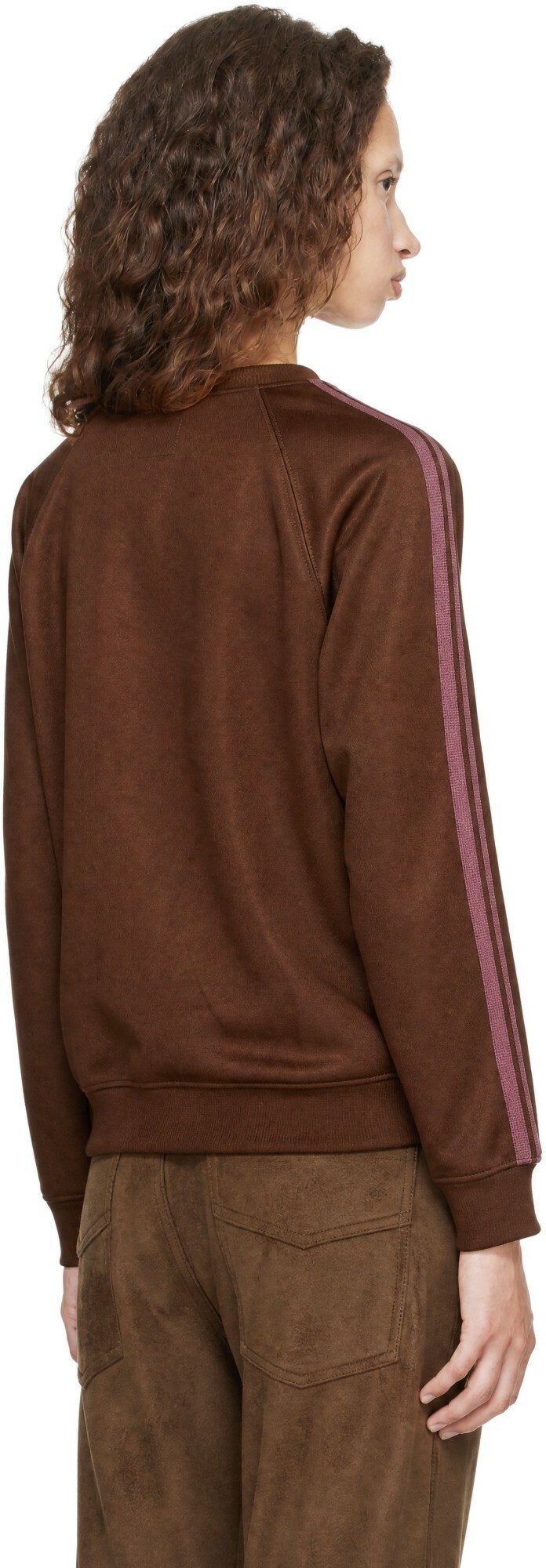 NEEDLES Brown Crewneck Track Sweatshirt