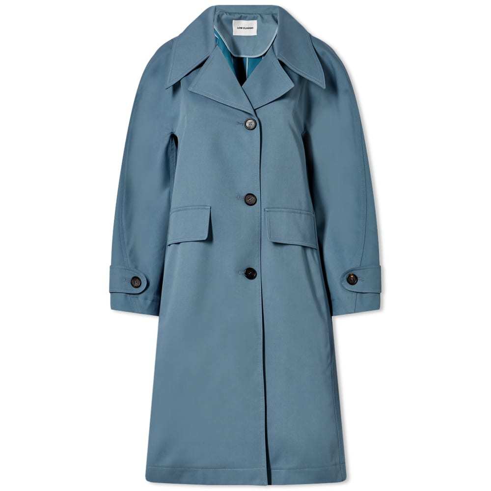 ★LOW CLASSIC★ CURVE SLEEVE COAT DARK BROWN LOW21FW-CT13DB nm_4202741_100244_m