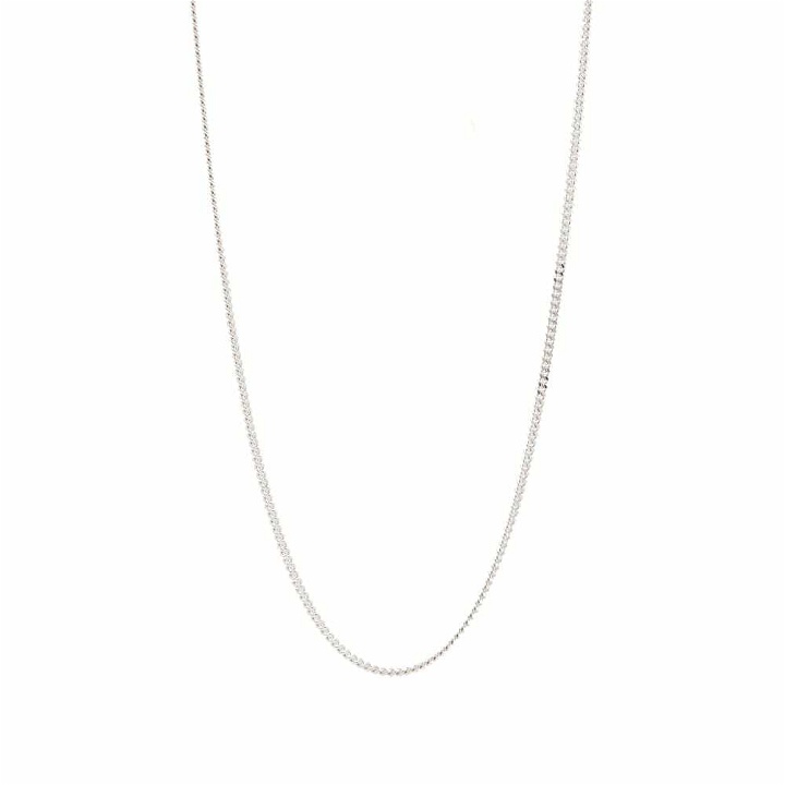 Photo: Tom Wood Men's 20.5" Curb Chain M in 925 Sterling Silver